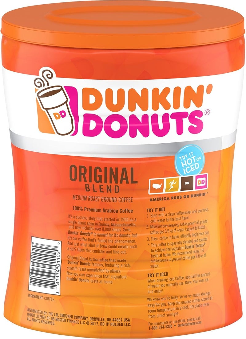 Dunkin' Donuts Original Blend Medium Roast Ground Coffee - Image 2